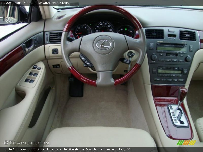 Blue Onyx Pearl / Ivory 2004 Lexus ES 330