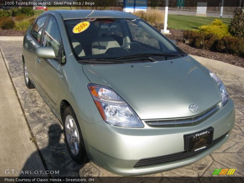 Silver Pine Mica / Beige 2006 Toyota Prius Hybrid
