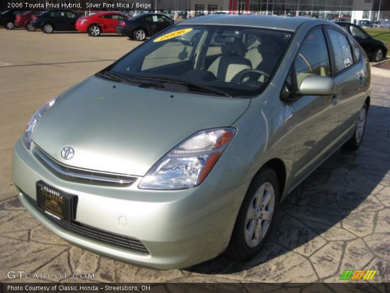 Silver Pine Mica / Beige 2006 Toyota Prius Hybrid
