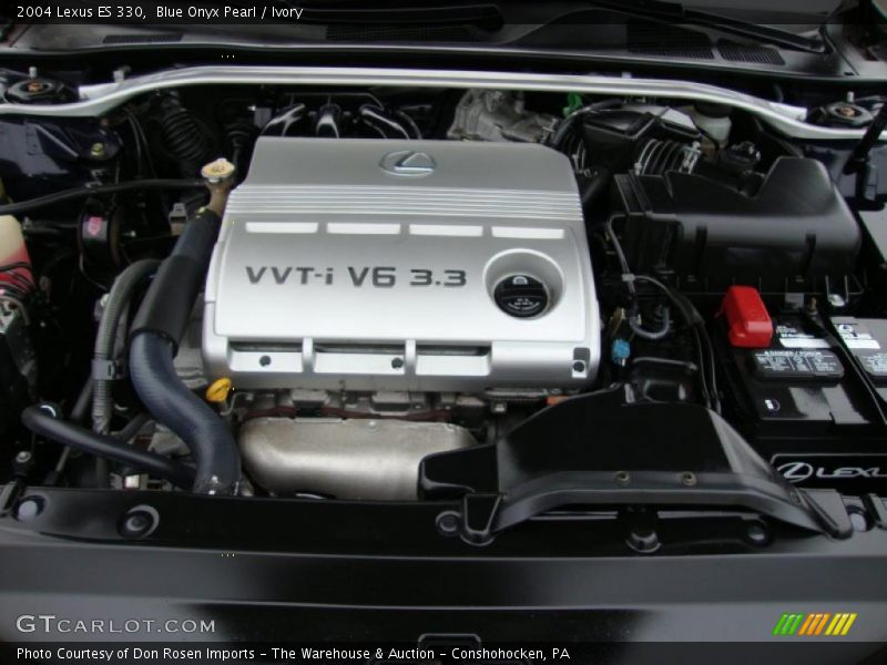 Blue Onyx Pearl / Ivory 2004 Lexus ES 330