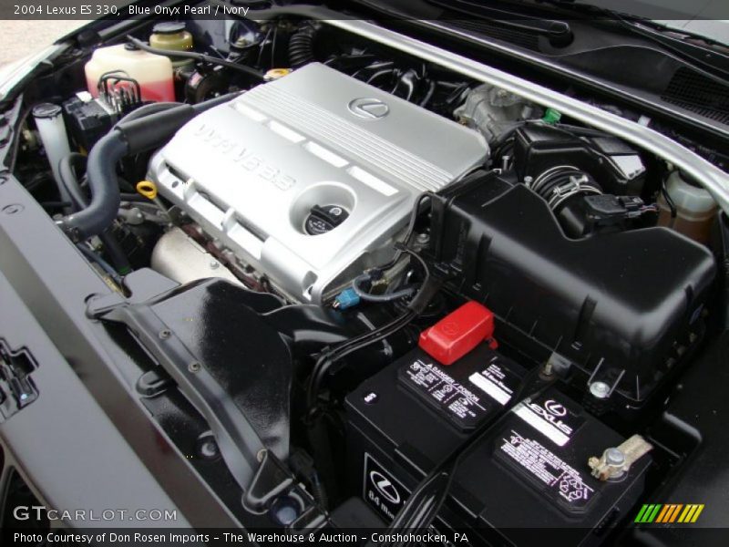 Blue Onyx Pearl / Ivory 2004 Lexus ES 330