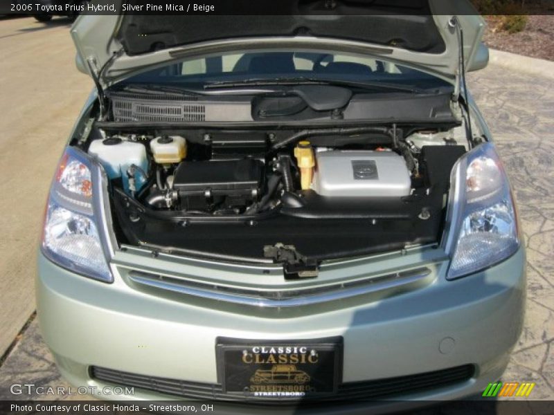  2006 Prius Hybrid Engine - 1.5 Liter DOHC 16-Valve VVT-i 4 Cylinder Gasoline/Electric Hybrid