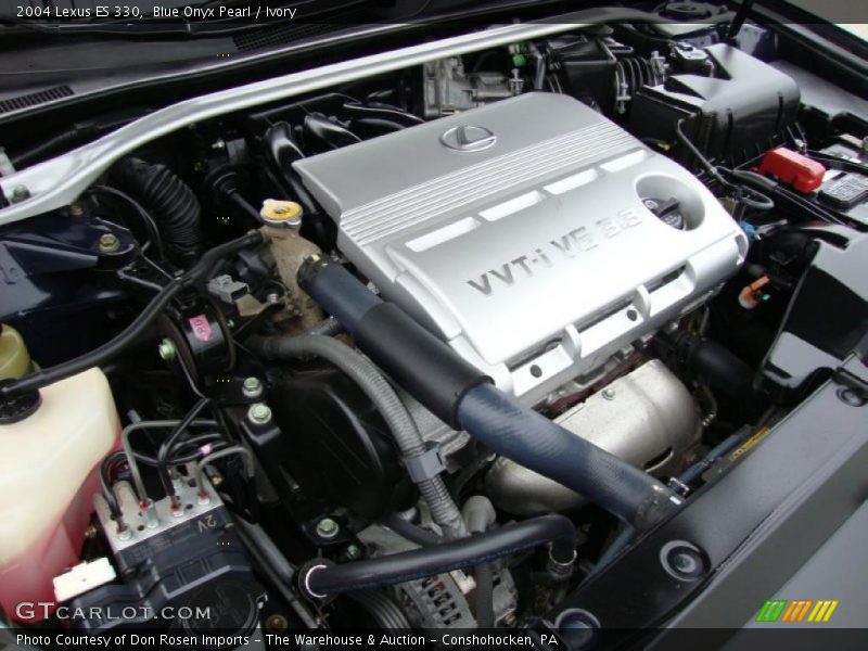 Blue Onyx Pearl / Ivory 2004 Lexus ES 330