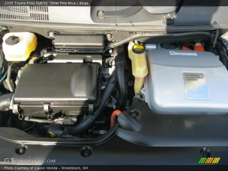  2006 Prius Hybrid Engine - 1.5 Liter DOHC 16-Valve VVT-i 4 Cylinder Gasoline/Electric Hybrid