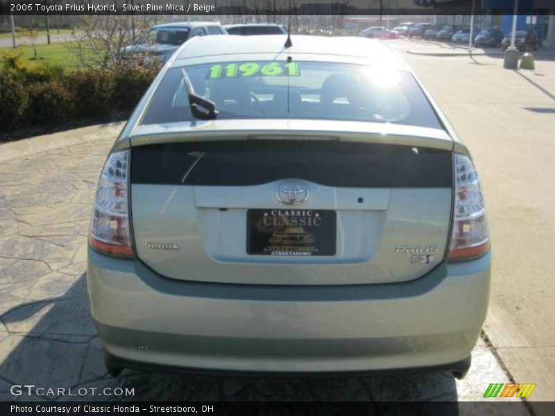 Silver Pine Mica / Beige 2006 Toyota Prius Hybrid