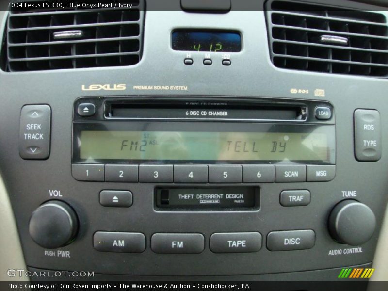 Blue Onyx Pearl / Ivory 2004 Lexus ES 330