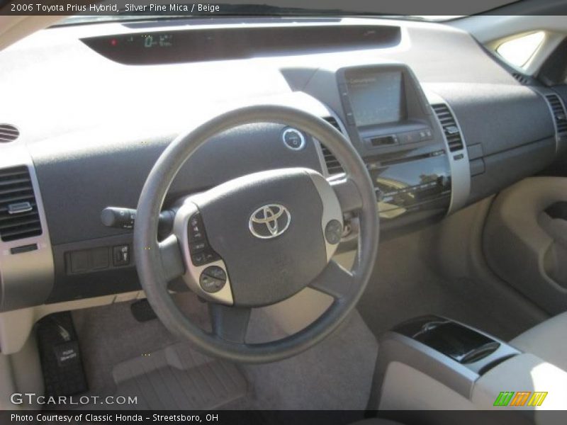  2006 Prius Hybrid Beige Interior