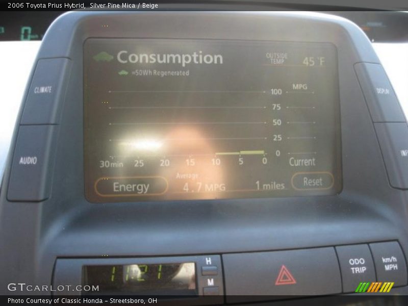Silver Pine Mica / Beige 2006 Toyota Prius Hybrid