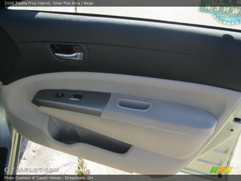 Door Panel of 2006 Prius Hybrid
