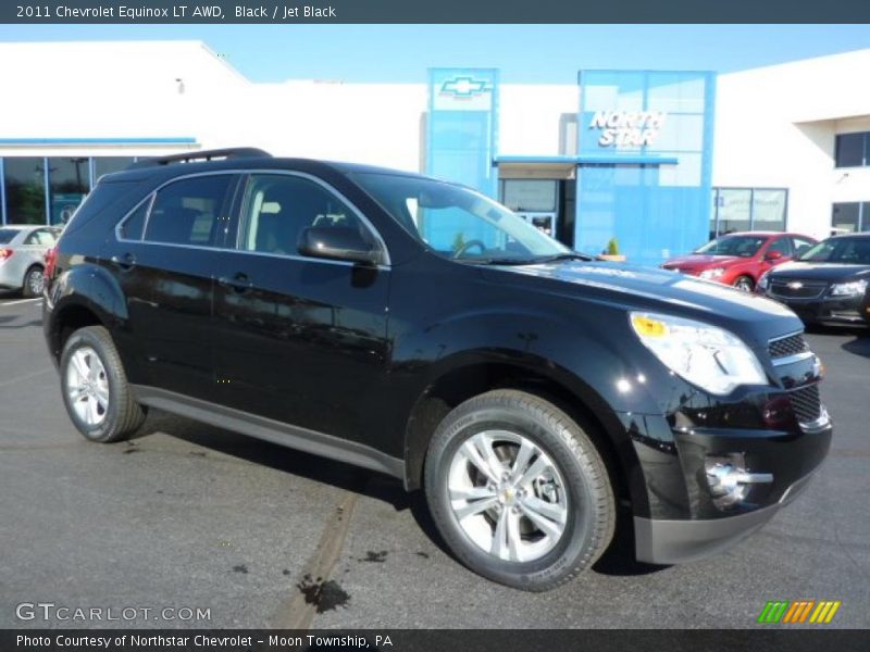 Black / Jet Black 2011 Chevrolet Equinox LT AWD