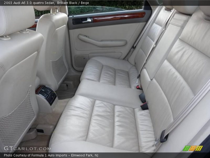 Brilliant Black / Beige 2003 Audi A6 3.0 quattro Sedan
