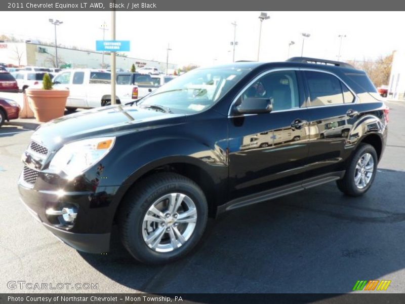 Black / Jet Black 2011 Chevrolet Equinox LT AWD