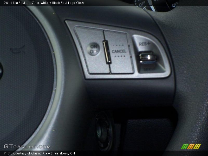 Clear White / Black Soul Logo Cloth 2011 Kia Soul +