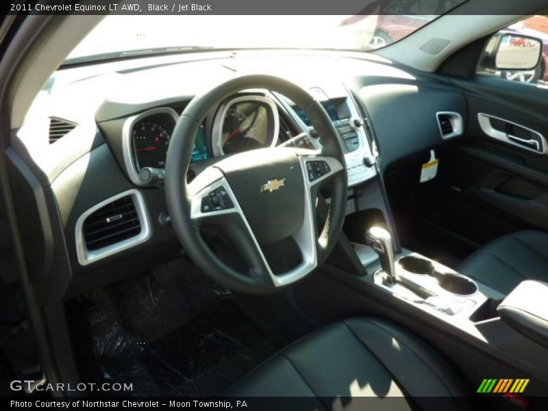 Black / Jet Black 2011 Chevrolet Equinox LT AWD