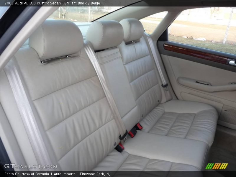 Brilliant Black / Beige 2003 Audi A6 3.0 quattro Sedan