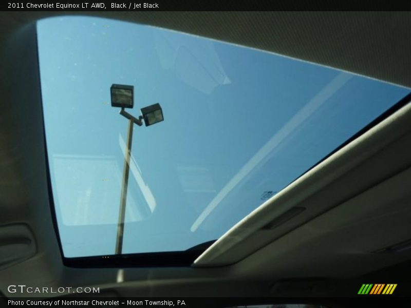 Sunroof of 2011 Equinox LT AWD