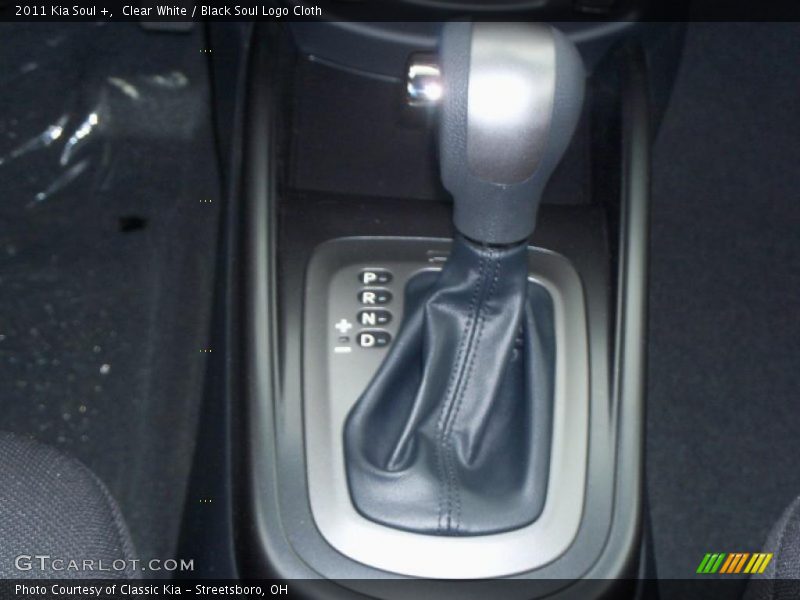 Clear White / Black Soul Logo Cloth 2011 Kia Soul +