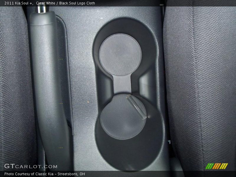Clear White / Black Soul Logo Cloth 2011 Kia Soul +