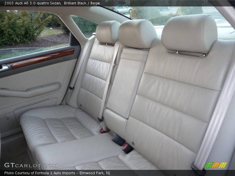 Brilliant Black / Beige 2003 Audi A6 3.0 quattro Sedan
