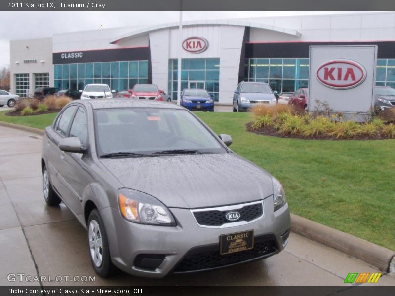 Titanium / Gray 2011 Kia Rio LX