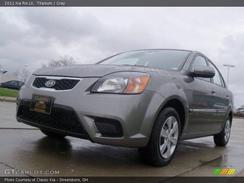 Titanium / Gray 2011 Kia Rio LX