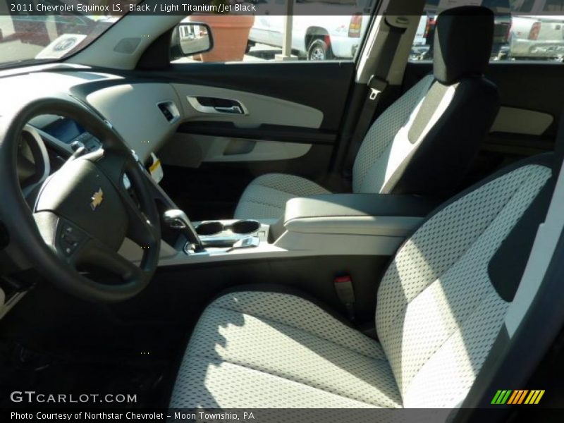 Black / Light Titanium/Jet Black 2011 Chevrolet Equinox LS