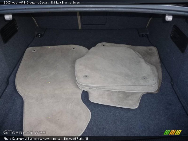 Brilliant Black / Beige 2003 Audi A6 3.0 quattro Sedan