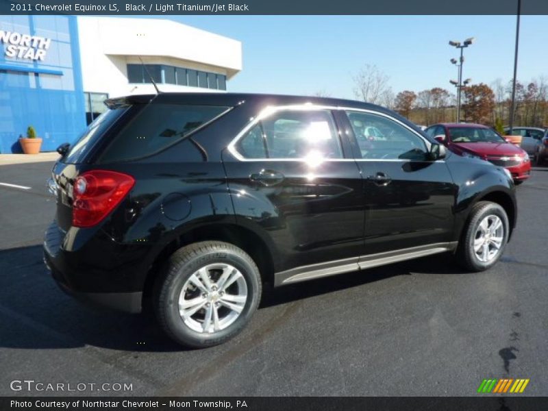 Black / Light Titanium/Jet Black 2011 Chevrolet Equinox LS