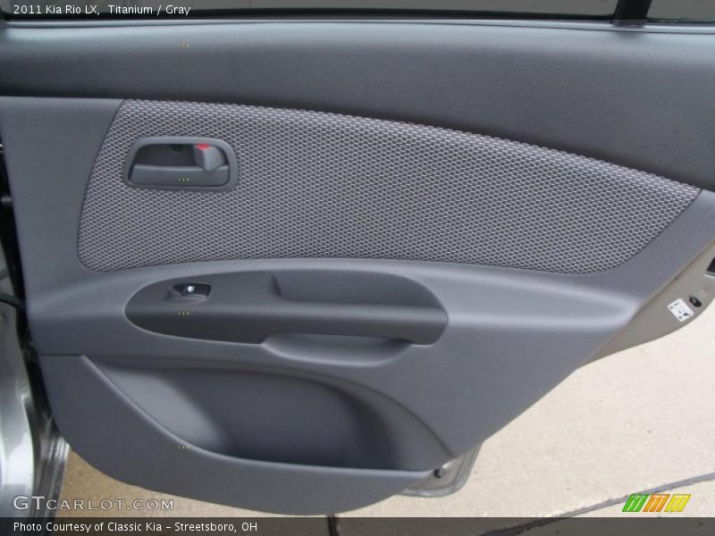 Titanium / Gray 2011 Kia Rio LX