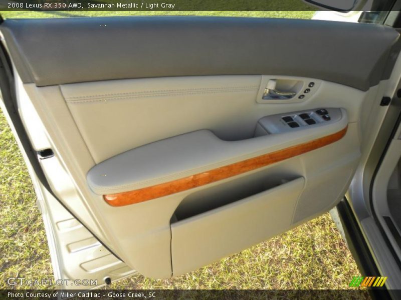 Savannah Metallic / Light Gray 2008 Lexus RX 350 AWD