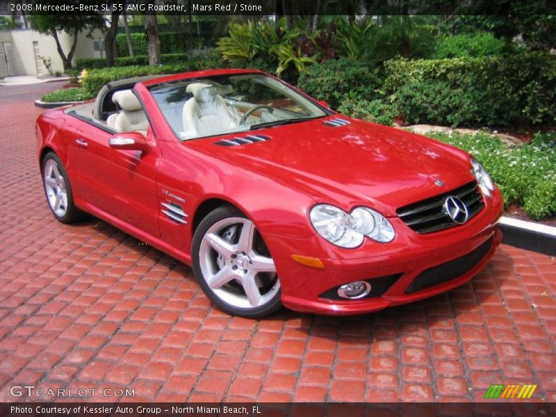  2008 SL 55 AMG Roadster Mars Red