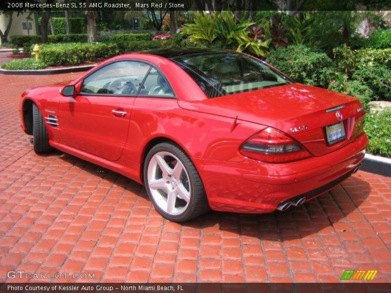  2008 SL 55 AMG Roadster Mars Red