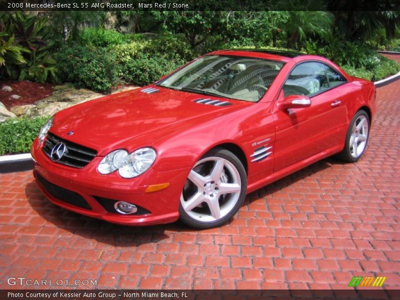 Front 3/4 View of 2008 SL 55 AMG Roadster