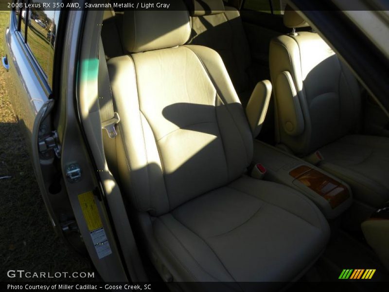 Savannah Metallic / Light Gray 2008 Lexus RX 350 AWD