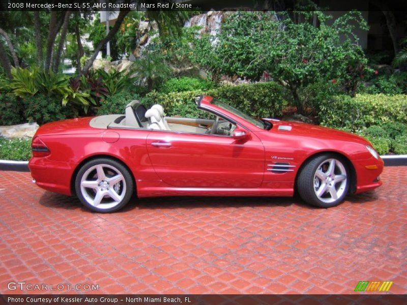  2008 SL 55 AMG Roadster Mars Red