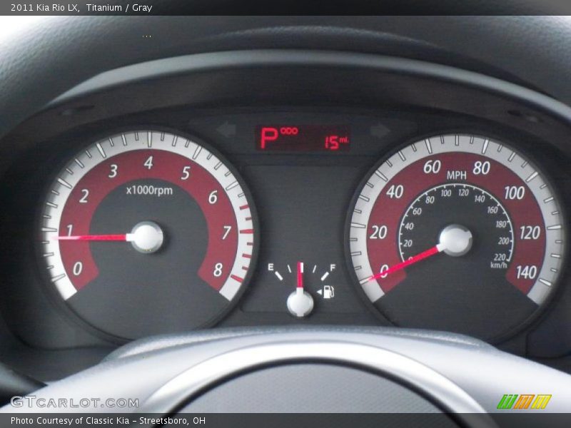 Titanium / Gray 2011 Kia Rio LX