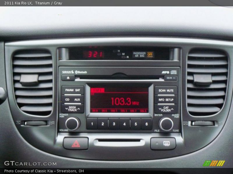 Titanium / Gray 2011 Kia Rio LX