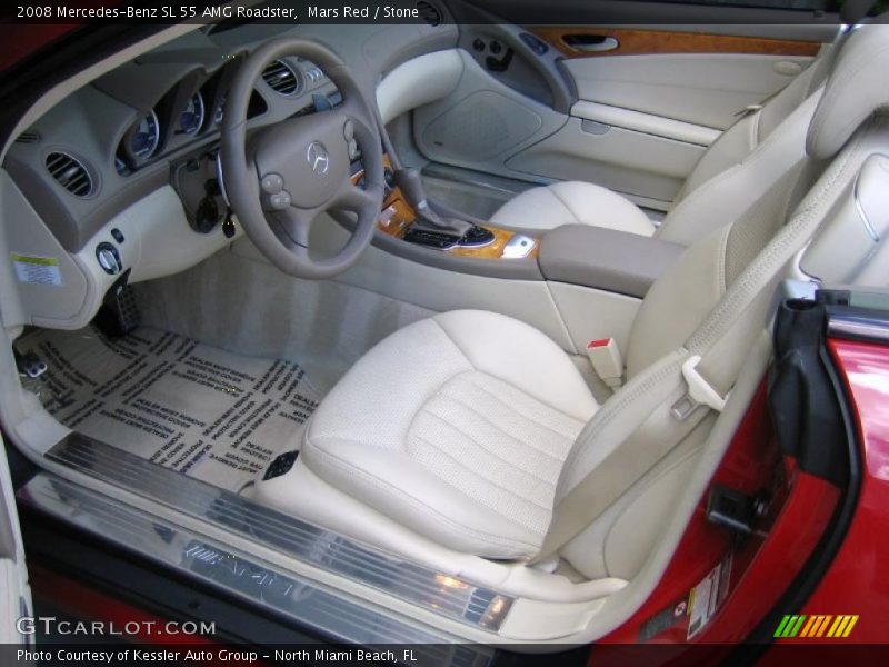 Stone Interior - 2008 SL 55 AMG Roadster 