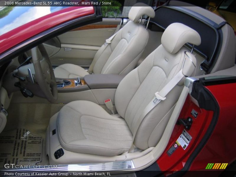  2008 SL 55 AMG Roadster Stone Interior