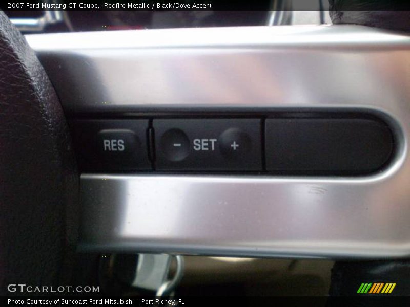 Redfire Metallic / Black/Dove Accent 2007 Ford Mustang GT Coupe