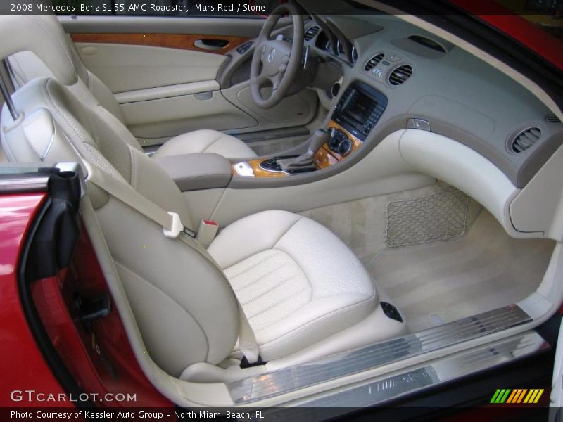  2008 SL 55 AMG Roadster Stone Interior