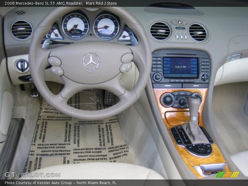 Dashboard of 2008 SL 55 AMG Roadster