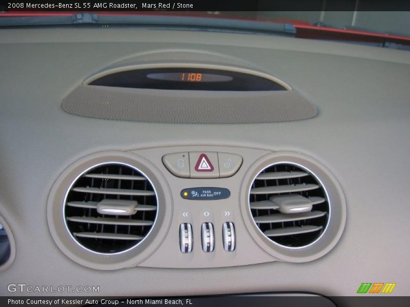 Controls of 2008 SL 55 AMG Roadster