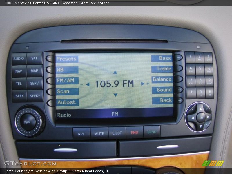 Navigation of 2008 SL 55 AMG Roadster
