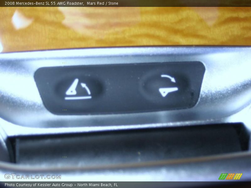 Mars Red / Stone 2008 Mercedes-Benz SL 55 AMG Roadster
