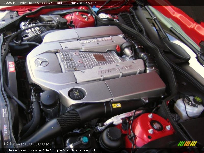  2008 SL 55 AMG Roadster Engine - 5.5 Liter AMG Supercharged SOHC 24-Valve VVT V8
