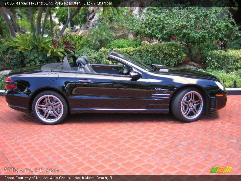 Black / Charcoal 2005 Mercedes-Benz SL 65 AMG Roadster