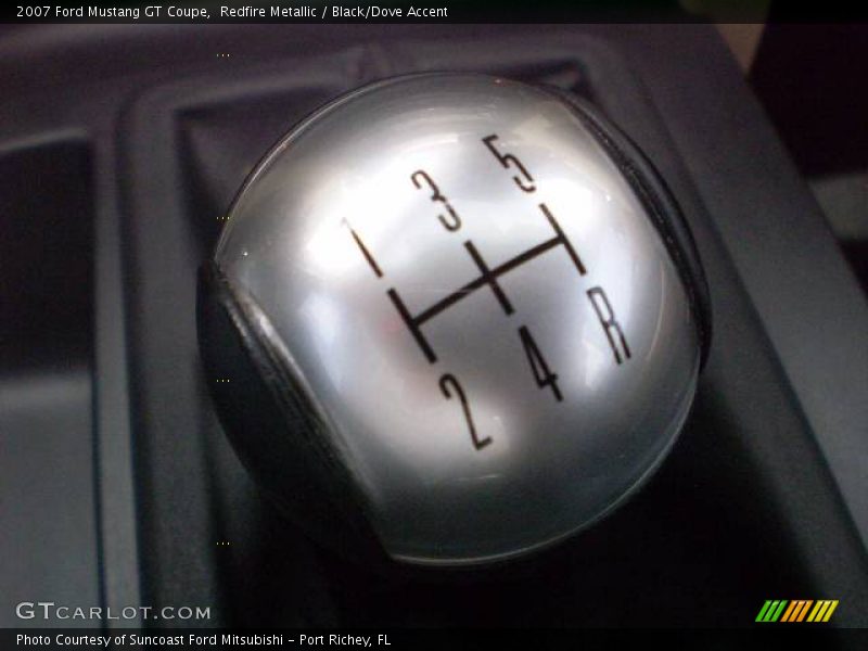 Redfire Metallic / Black/Dove Accent 2007 Ford Mustang GT Coupe