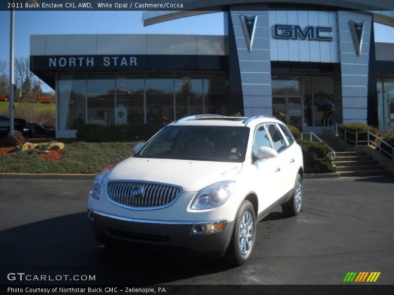 White Opal / Cashmere/Cocoa 2011 Buick Enclave CXL AWD