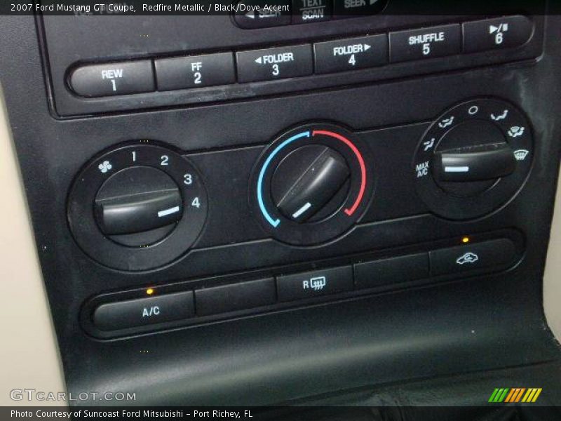 Redfire Metallic / Black/Dove Accent 2007 Ford Mustang GT Coupe